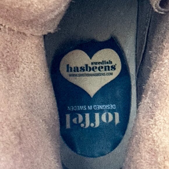 Sweedish Hasbeens Lace-Up Ankle Boot in Natural Leather Size EU 36 - Picture 10 of 11